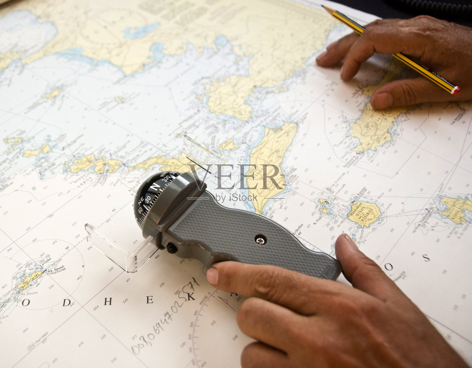 带罗经航海图照片摄影图片