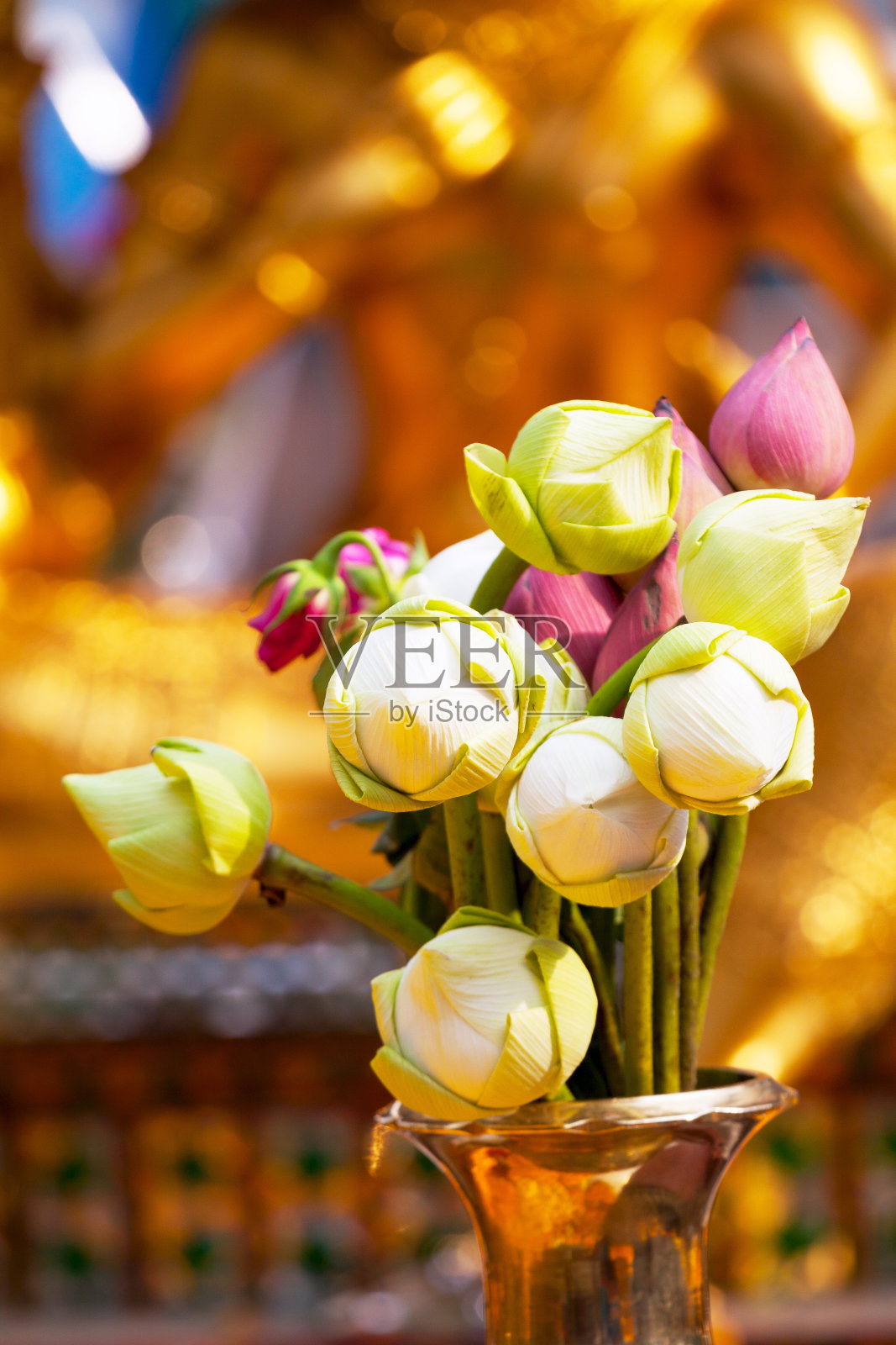 四面佛的莲花照片摄影图片