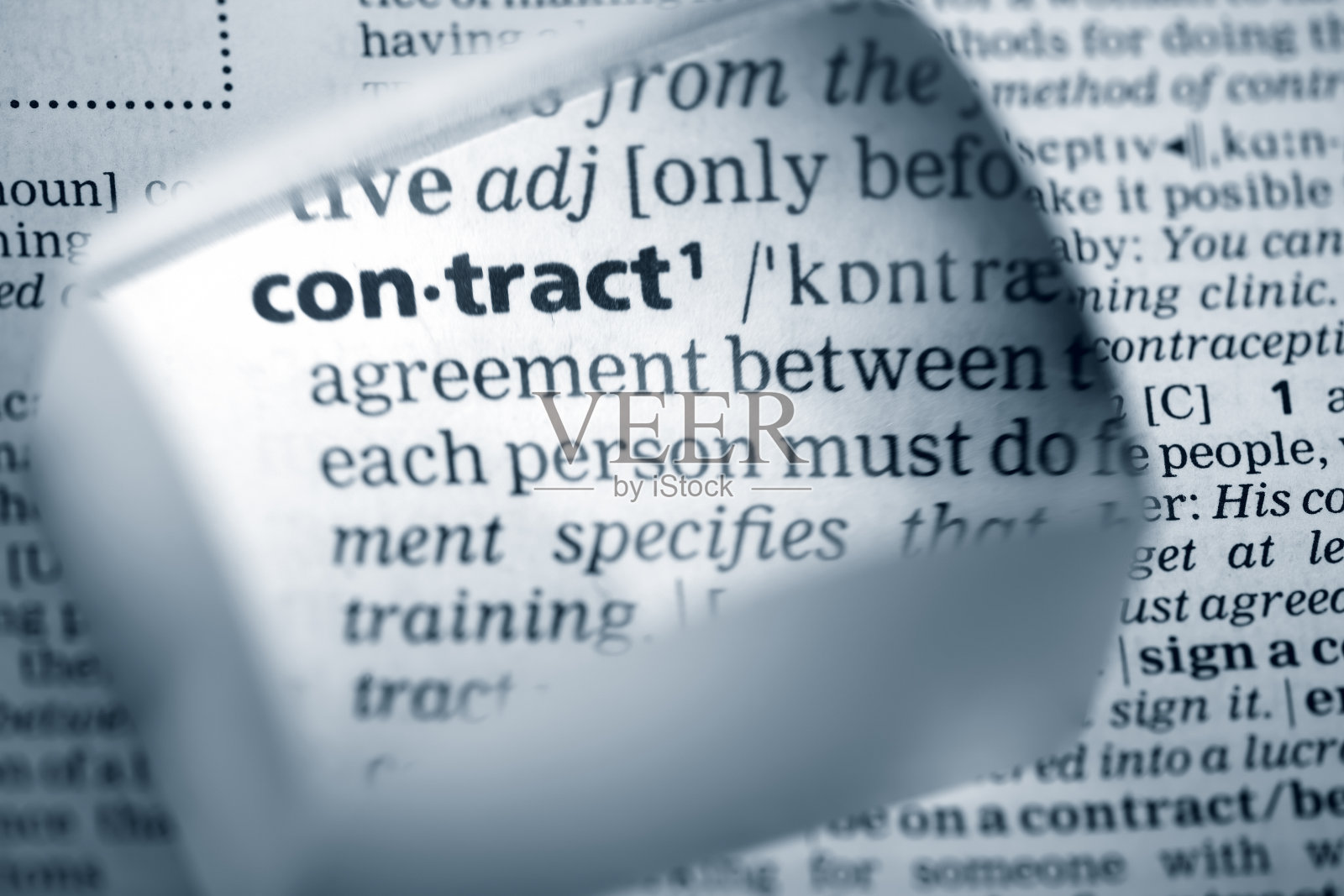 定义“契约”照片摄影图片