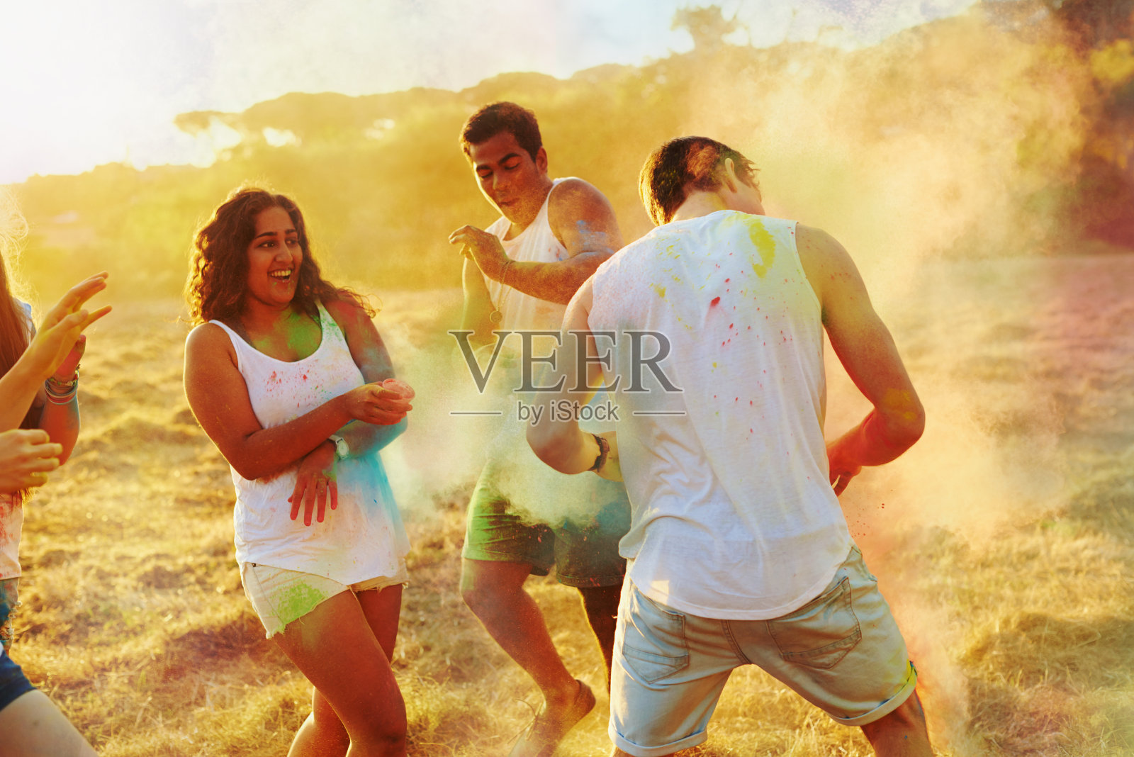 色彩斑斓的疯狂照片摄影图片