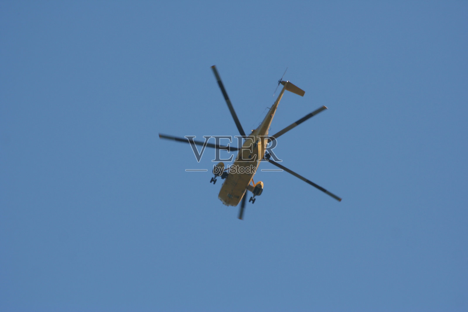 黄色的救援直升机照片摄影图片