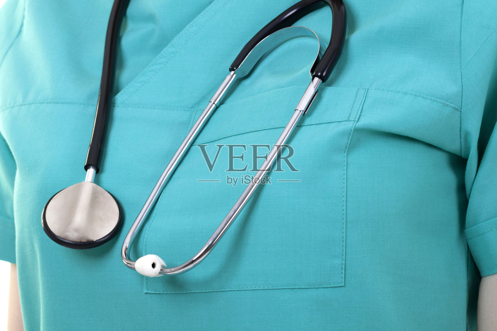 带听诊器的医生照片摄影图片