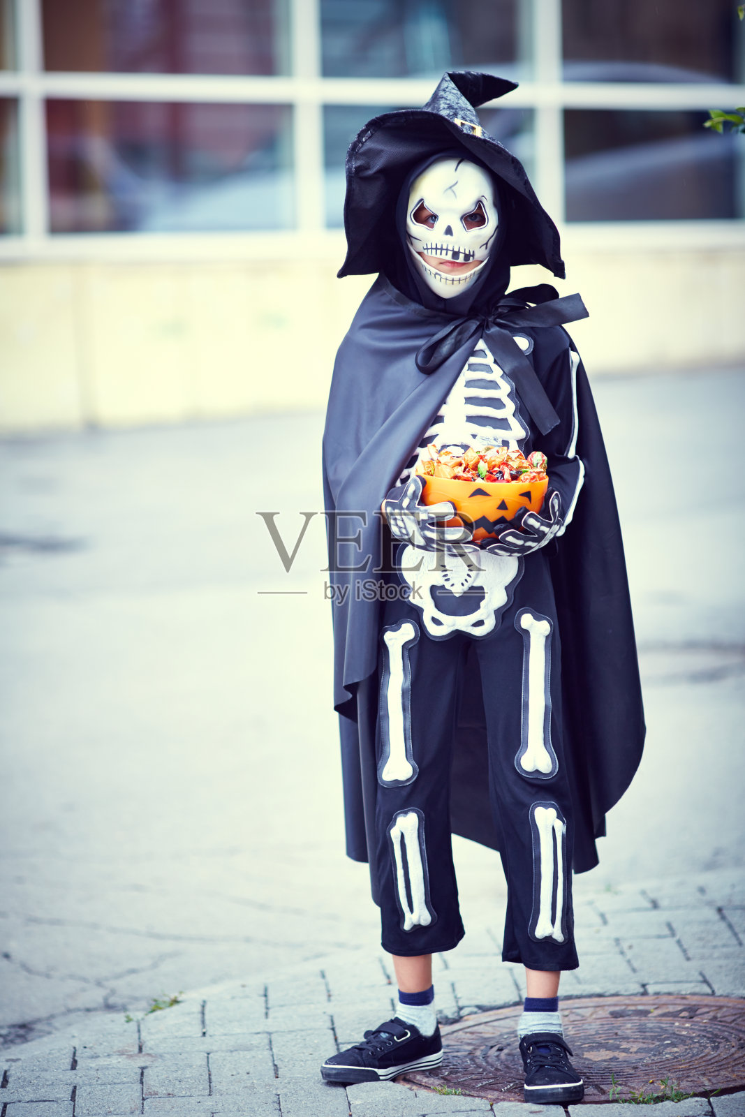 不给糖就捣蛋!照片摄影图片