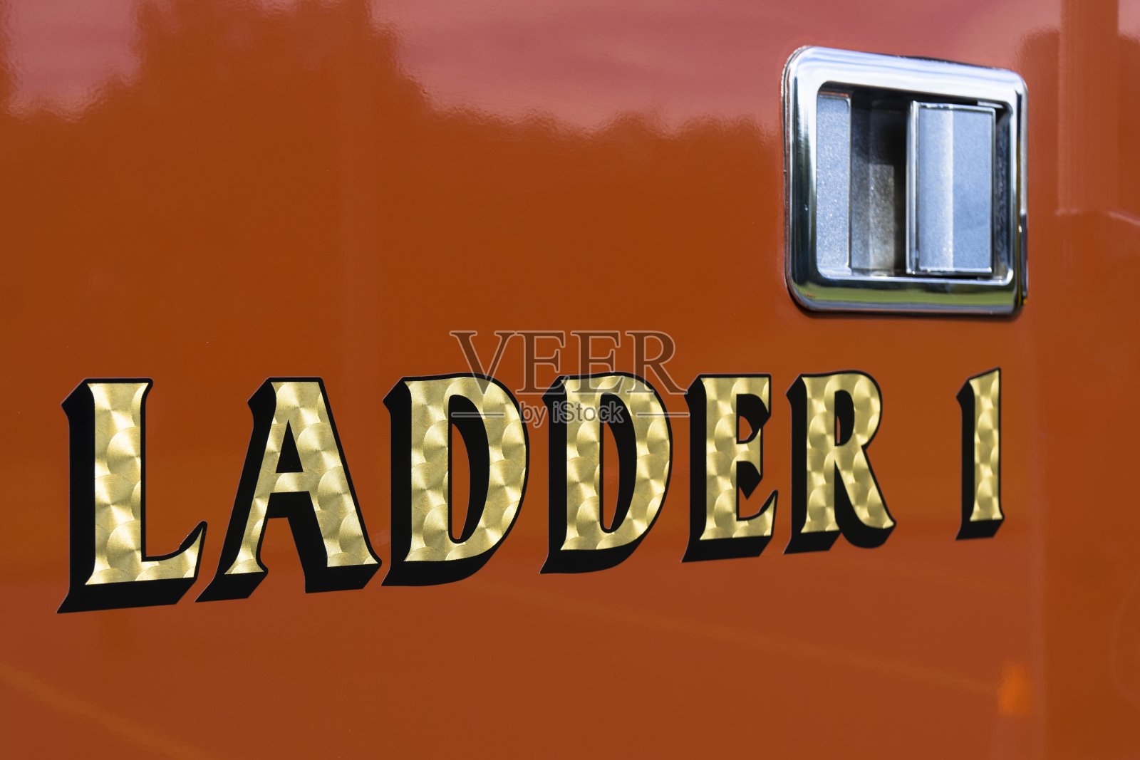 梯式消防车照片摄影图片