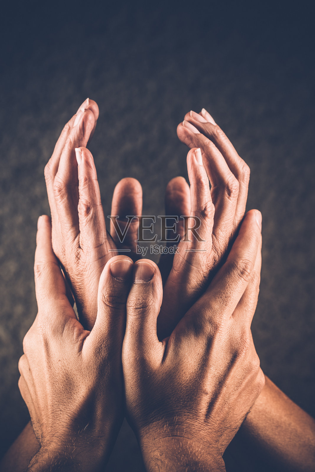 支持手势照片摄影图片