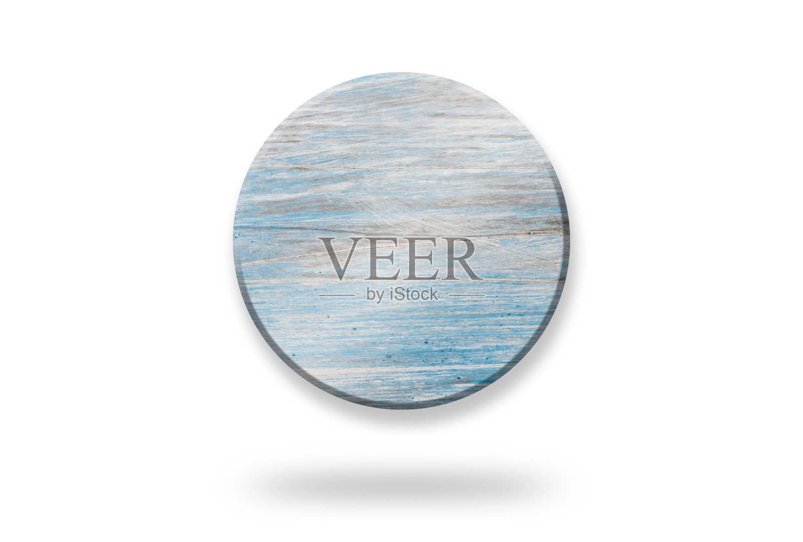 蓝色木制圆形标志旗帜徽章照片摄影图片