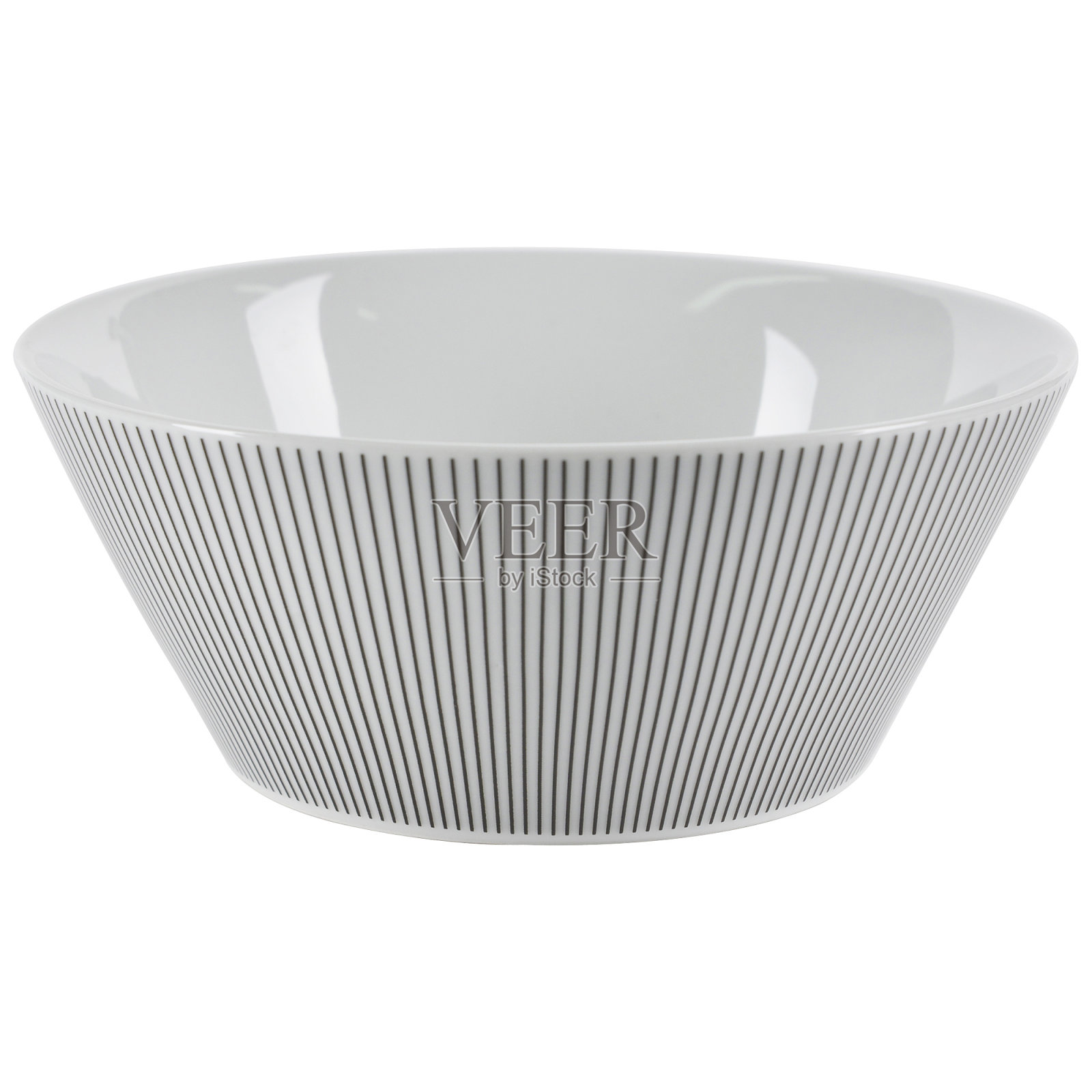 孤立地清空沙拉碗照片摄影图片