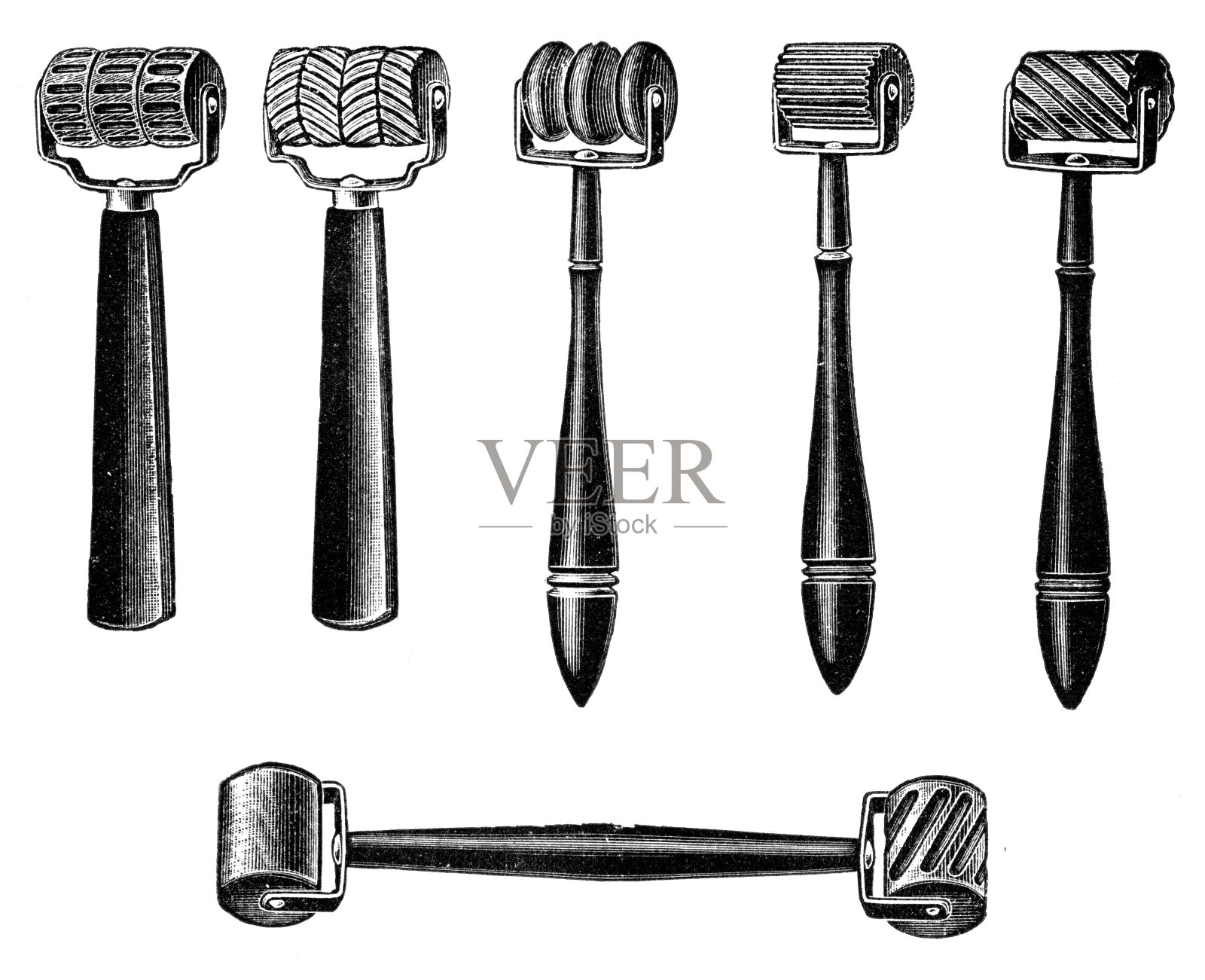 按摩器插画图片素材