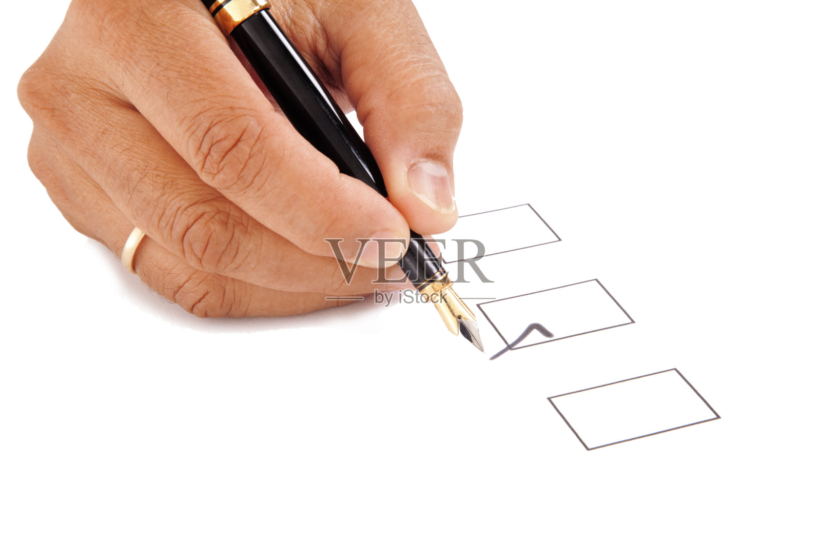 复选框中的种族手标记照片摄影图片