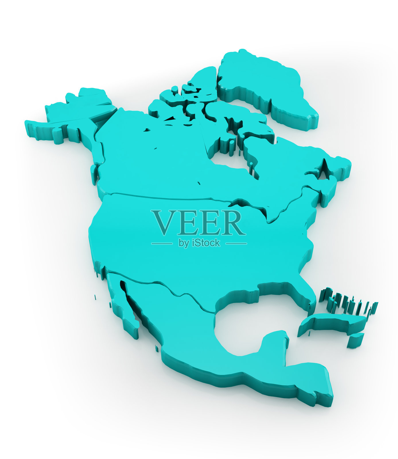 北美地图照片摄影图片