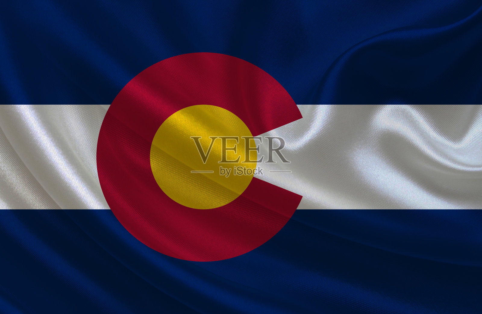 科罗拉多州的国旗照片摄影图片