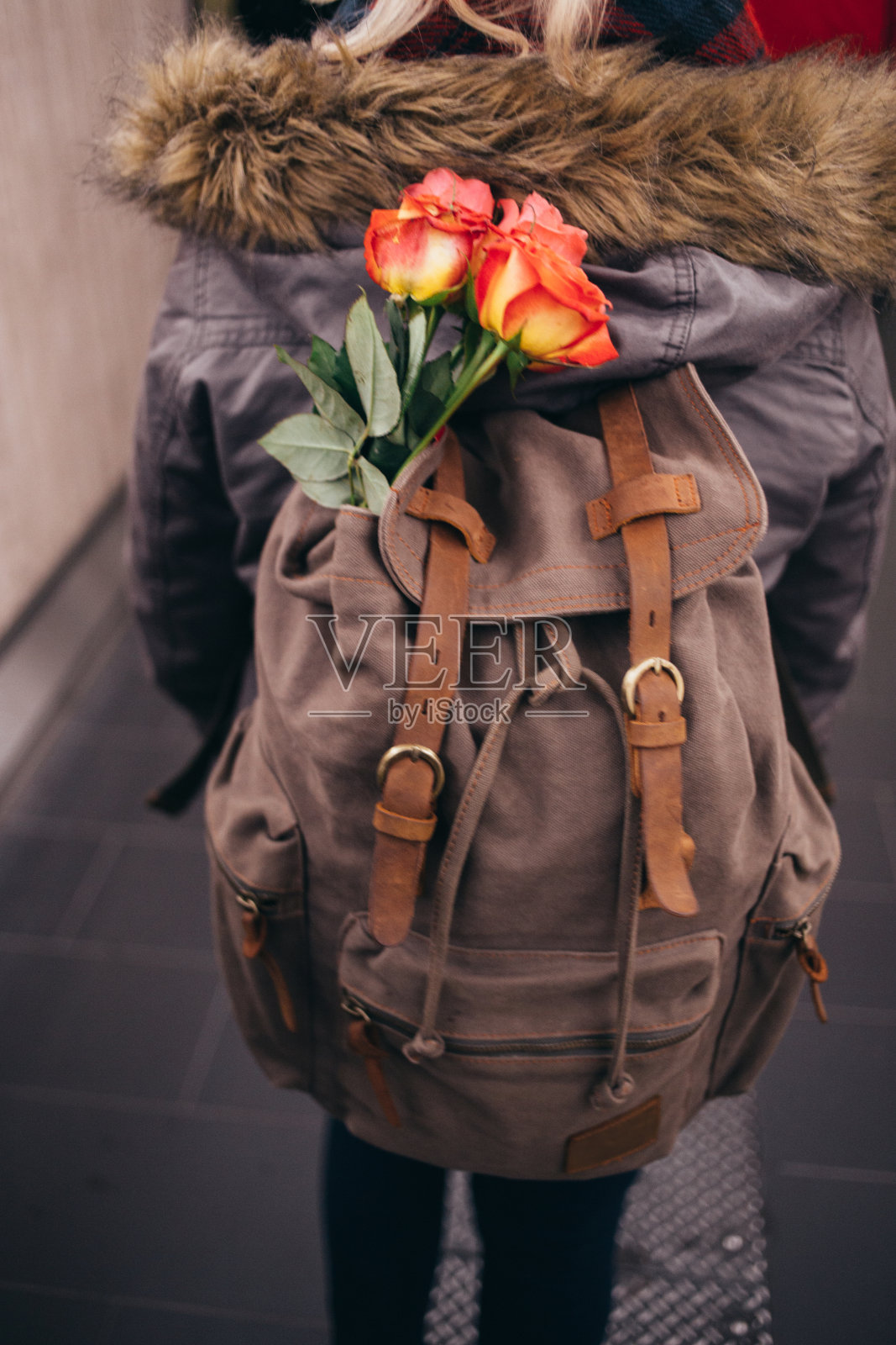 浪漫的女孩照片摄影图片