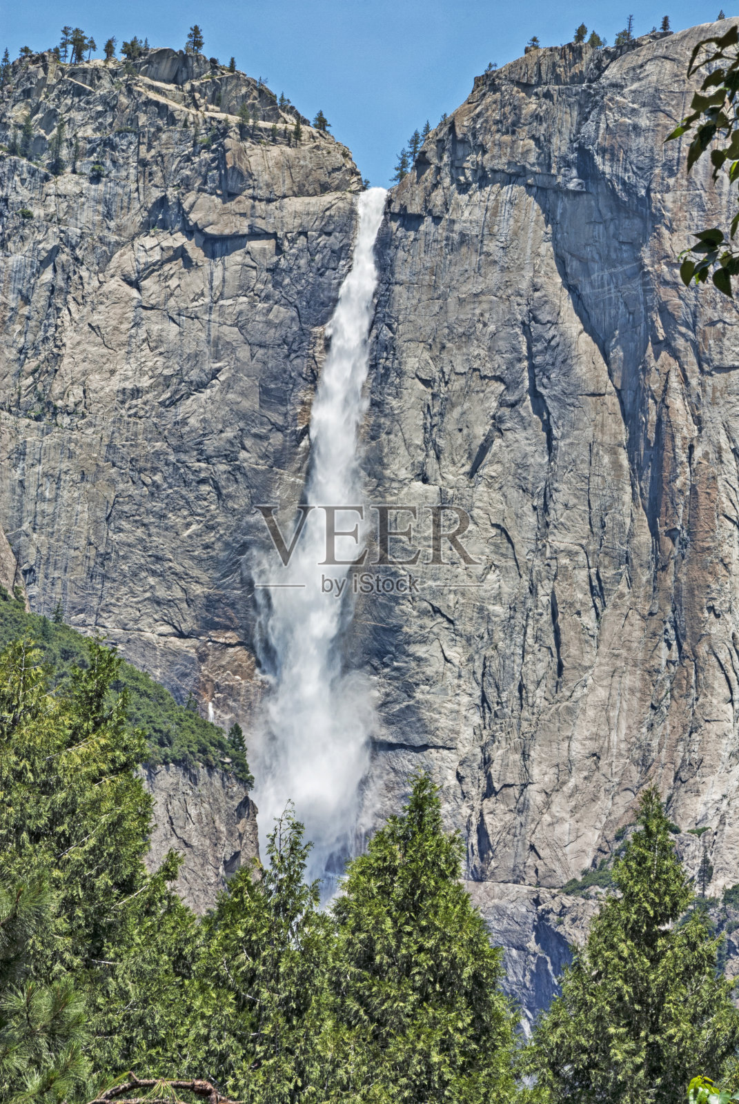 约塞米蒂瀑布照片摄影图片