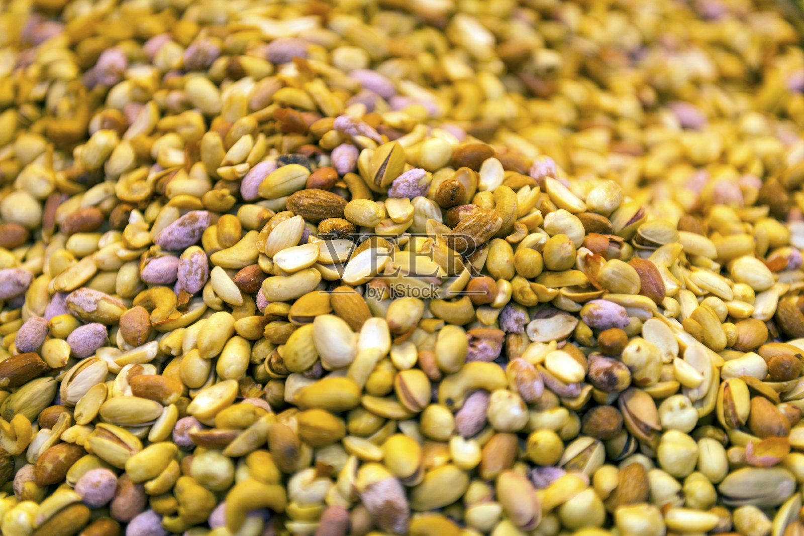 花生背景，集市，伊斯坦布尔，土耳其照片摄影图片