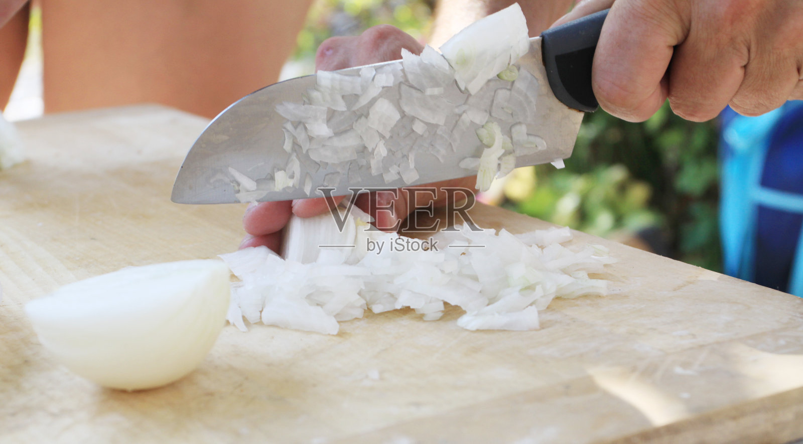 切洋葱照片摄影图片
