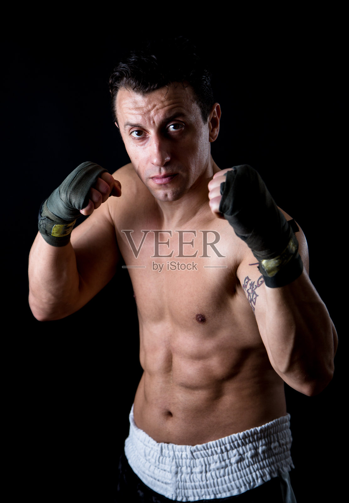 自由搏击选手照片摄影图片