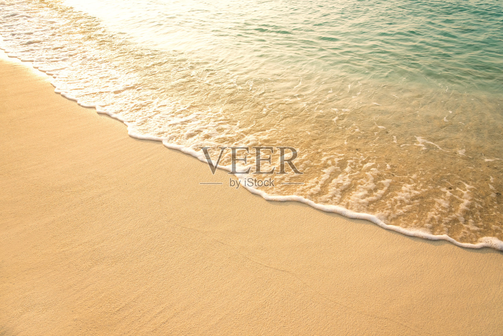 金色的沙滩照片摄影图片