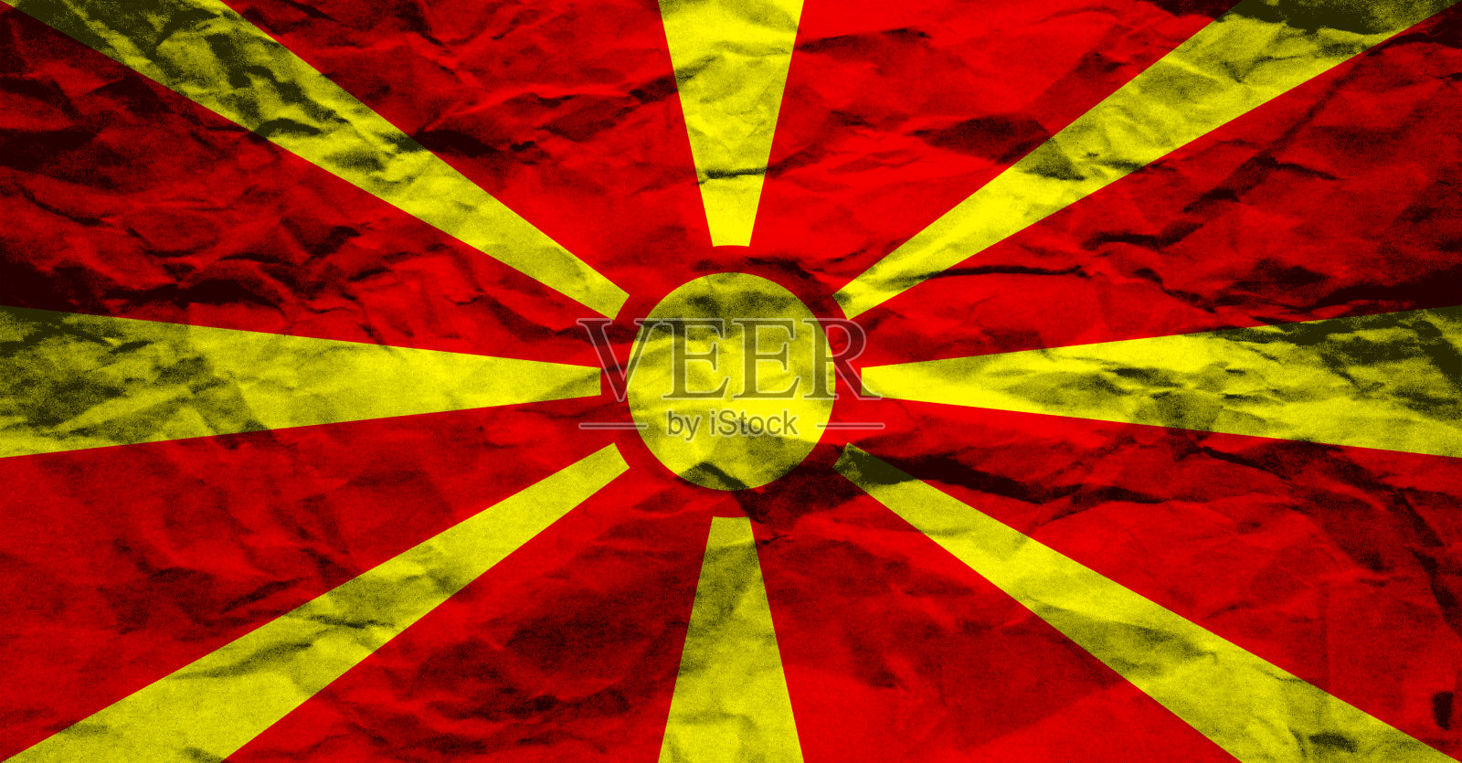 马其顿国旗- FYROM照片摄影图片