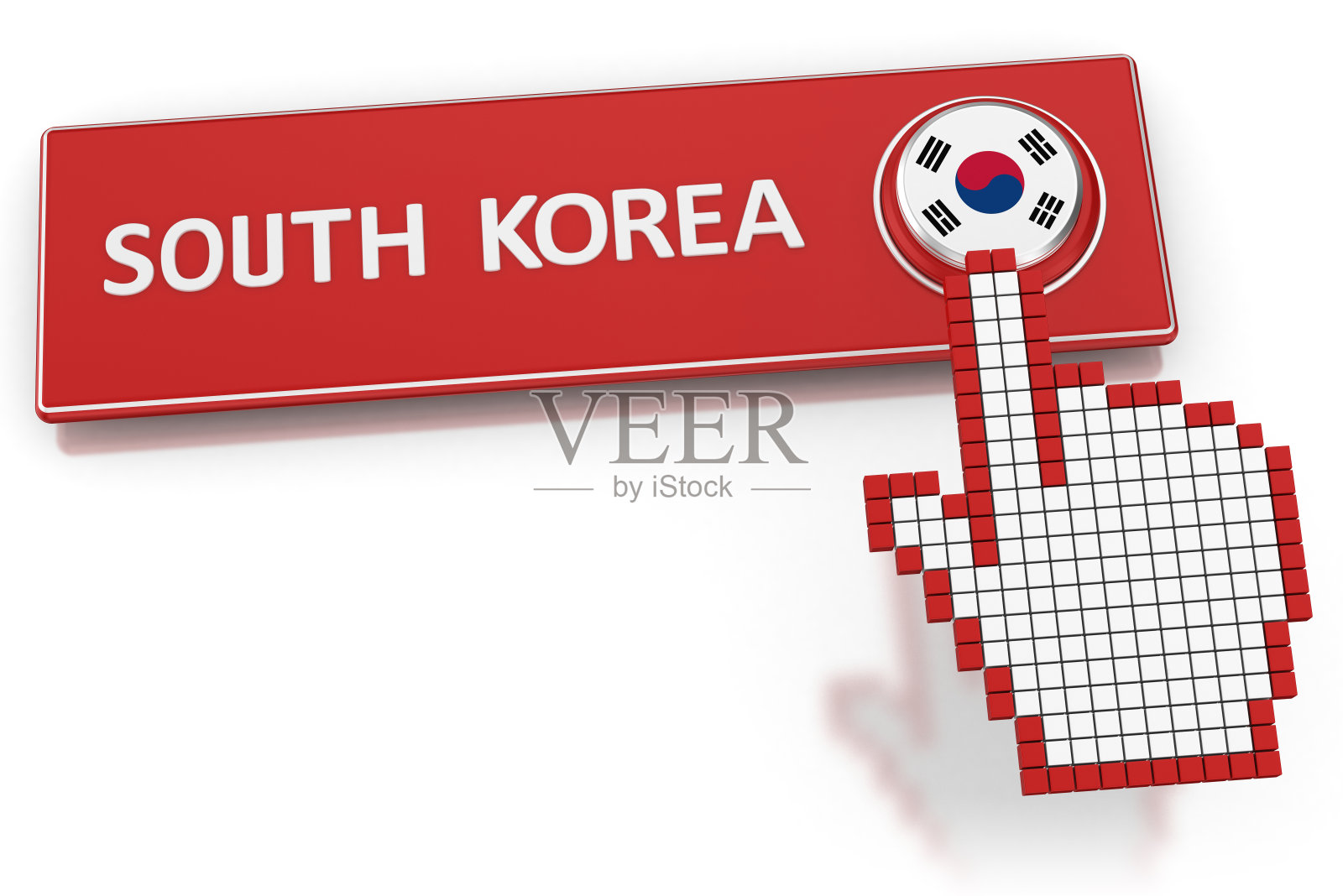 韩国-按钮照片摄影图片