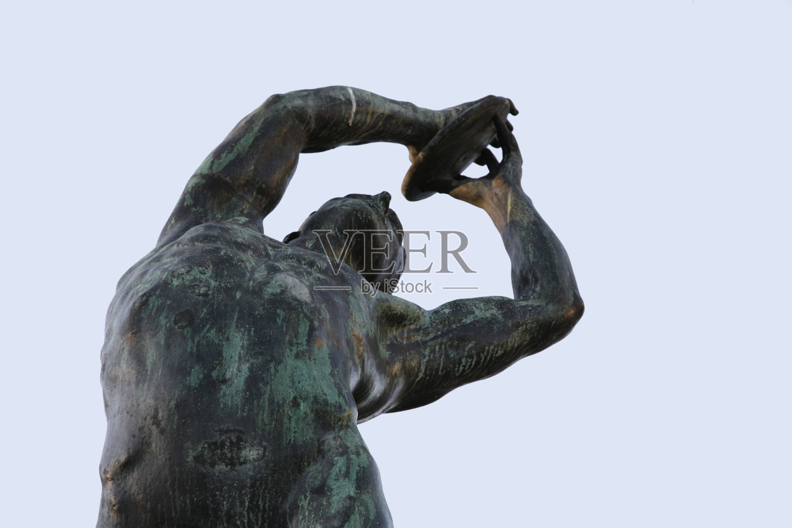 掷铁饼者照片摄影图片