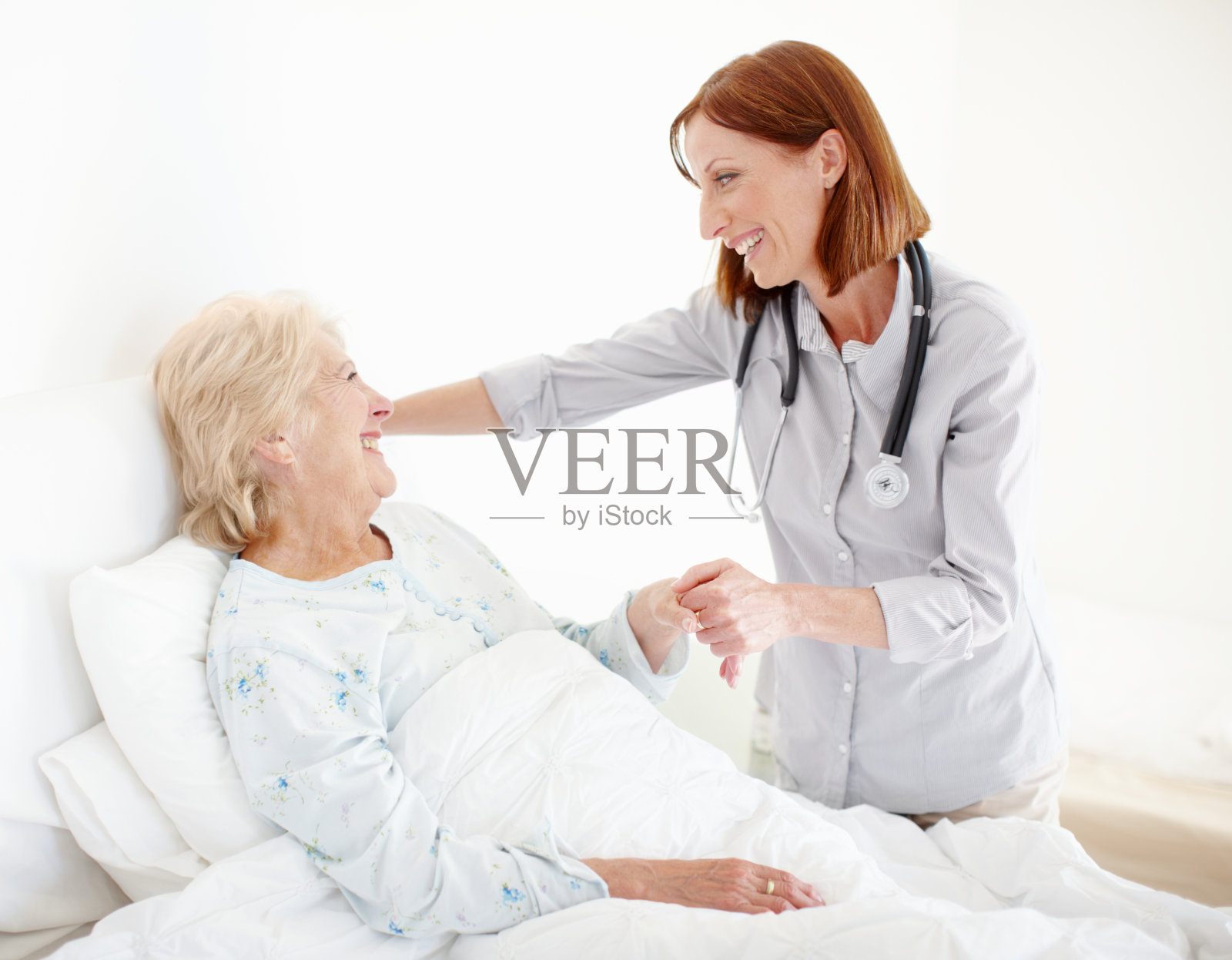 “我对你的恢复进度很满意!”——高级卫生照片摄影图片