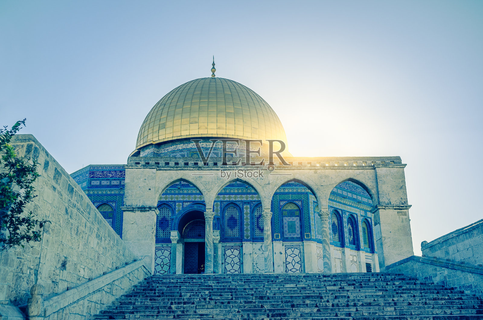 耶路撒冷圆顶清真寺照片摄影图片