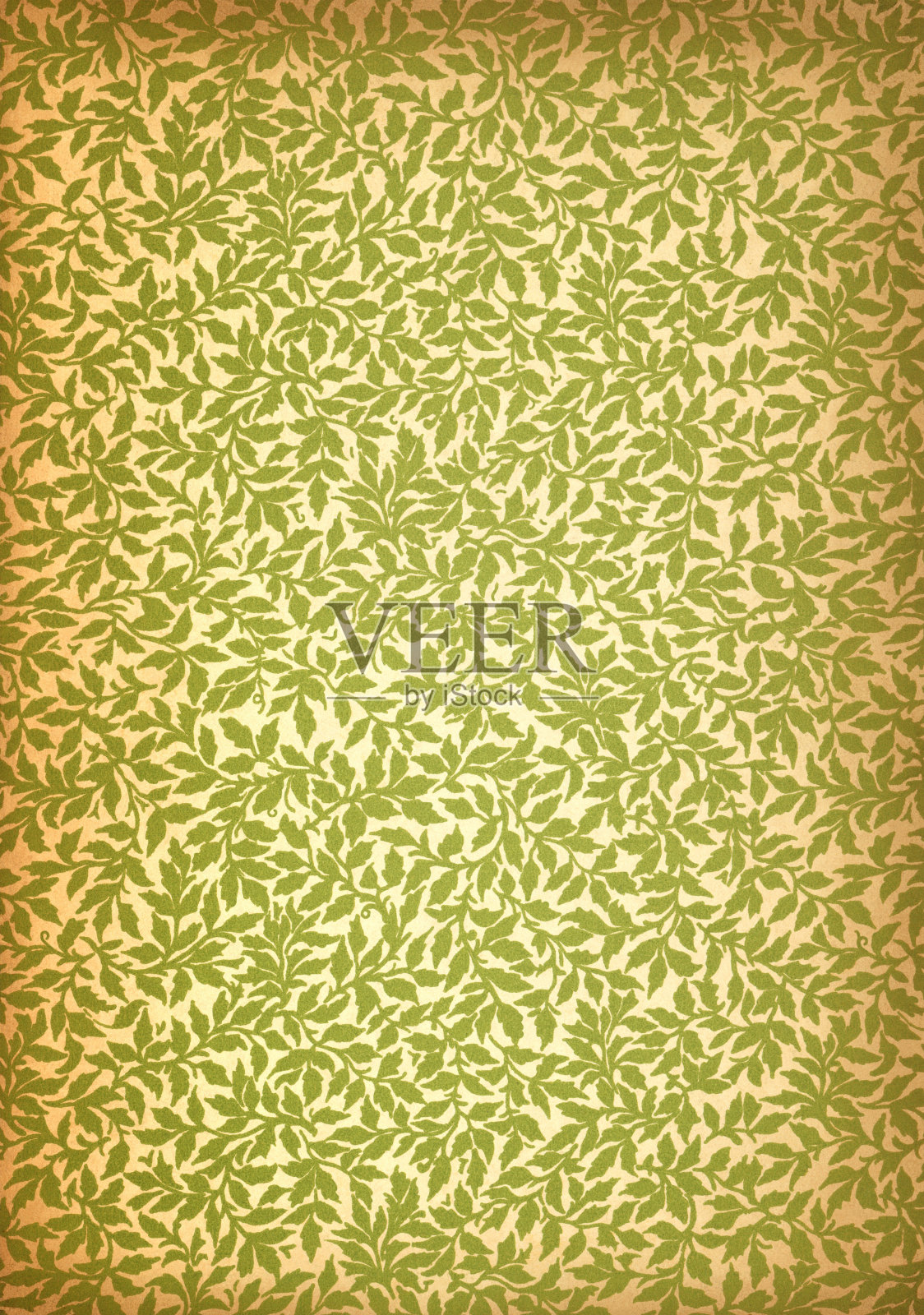 绿叶枯燥乏味的背景插画图片素材