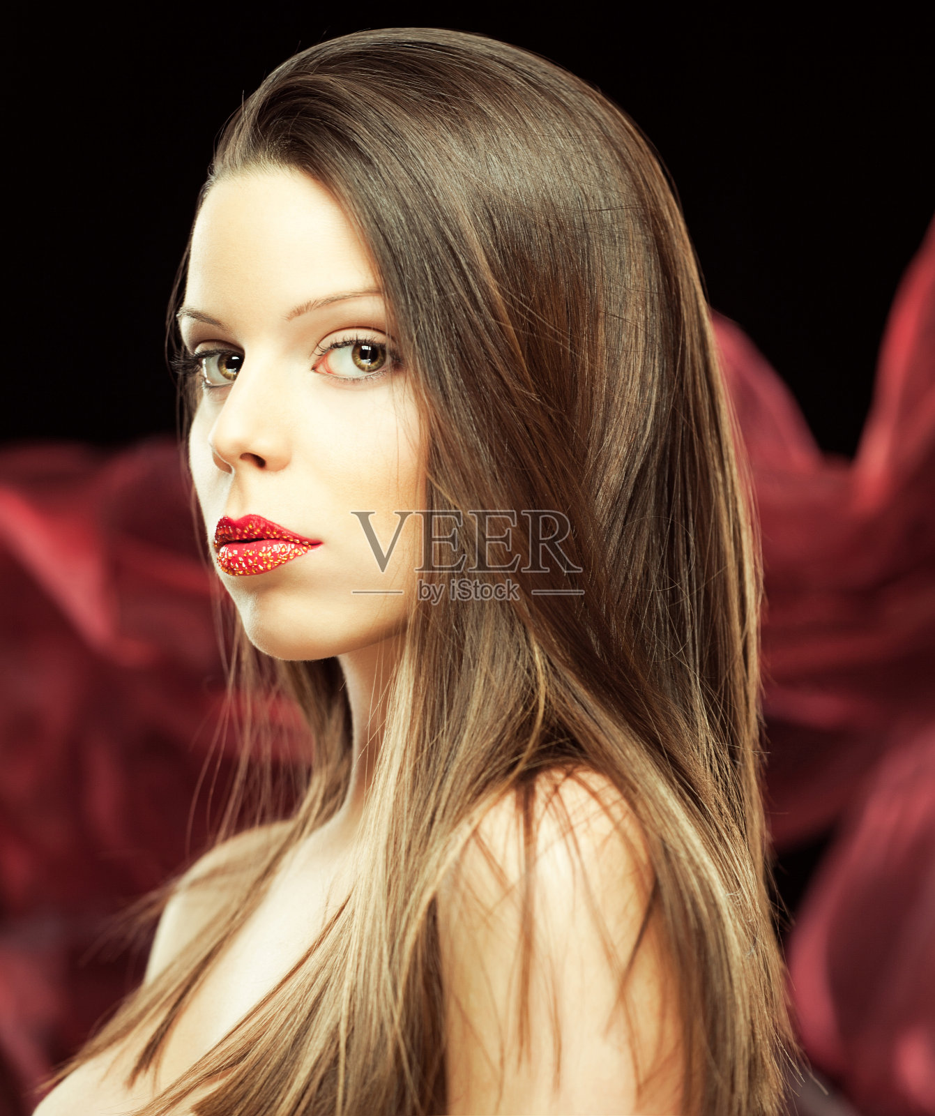 红酒美容照片摄影图片