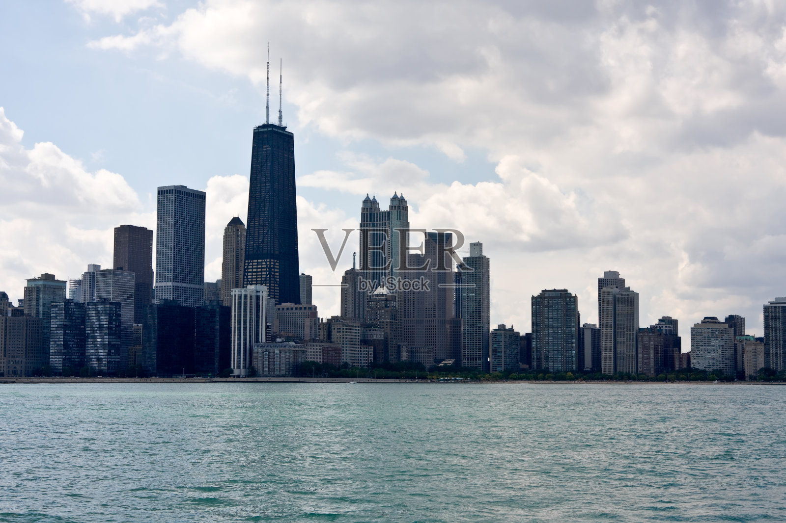 芝加哥天际线照片摄影图片
