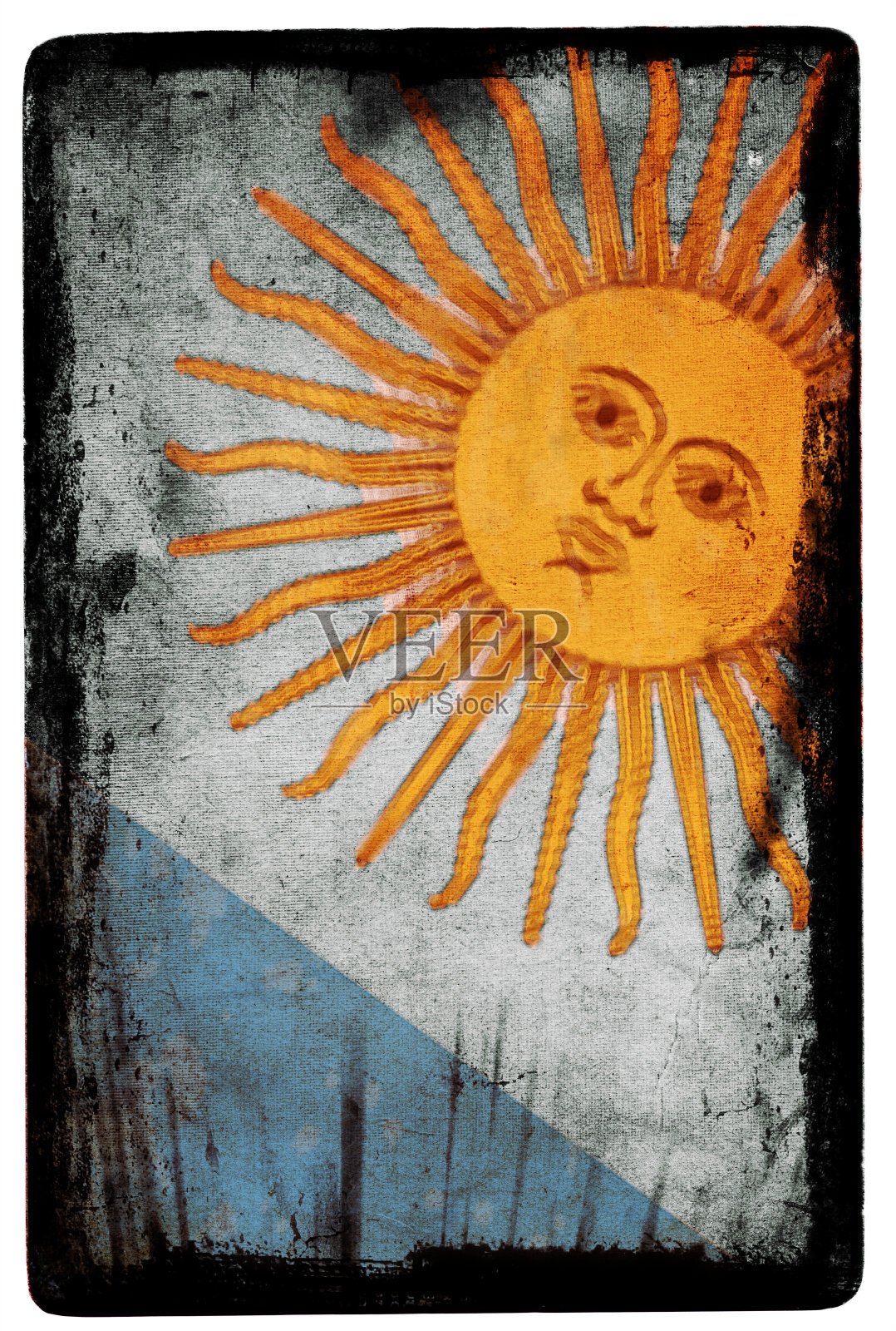 阿根廷国旗插画图片素材