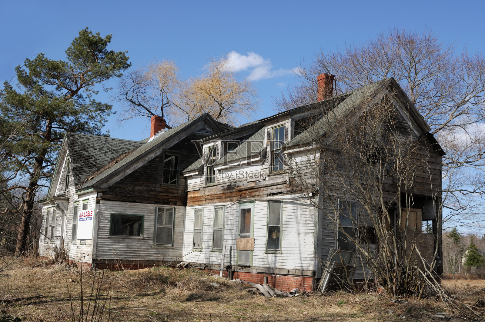 破败的房屋照片摄影图片