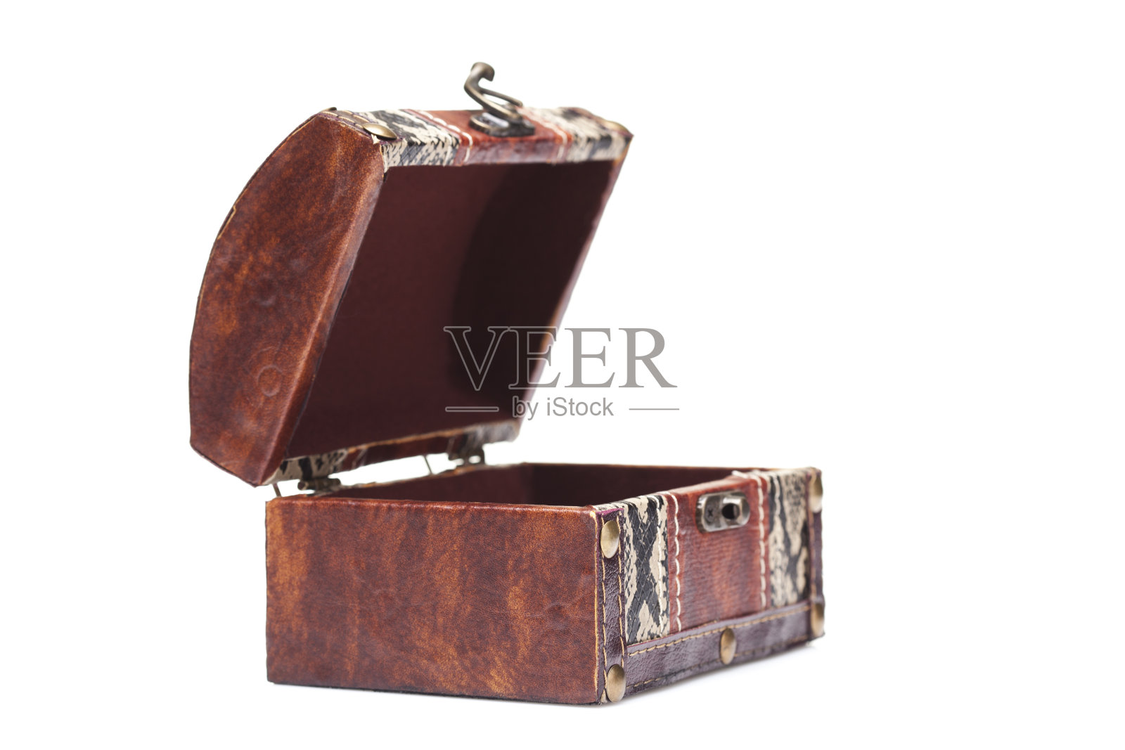 打开空的宝箱照片摄影图片