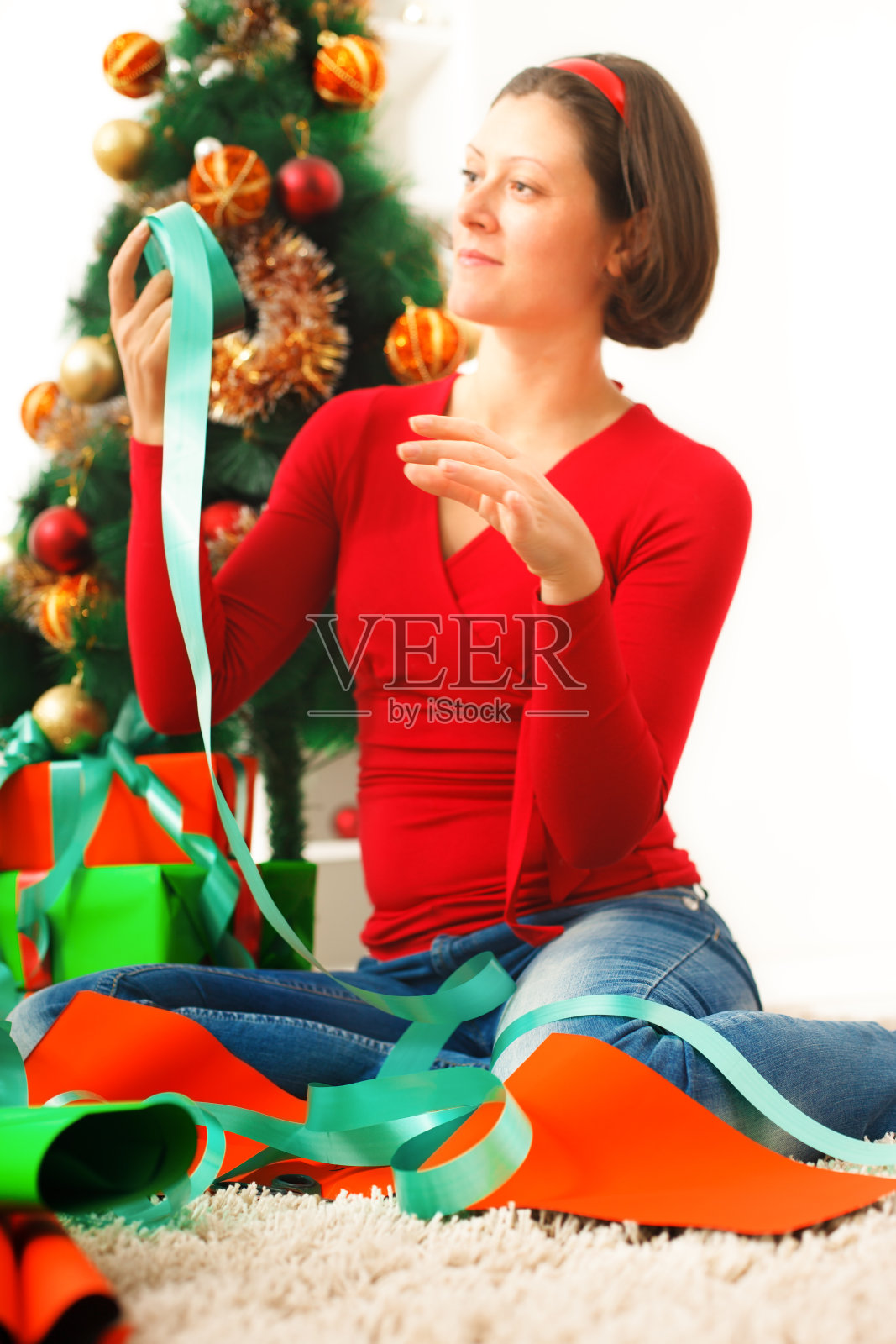 圣诞节的时候照片摄影图片