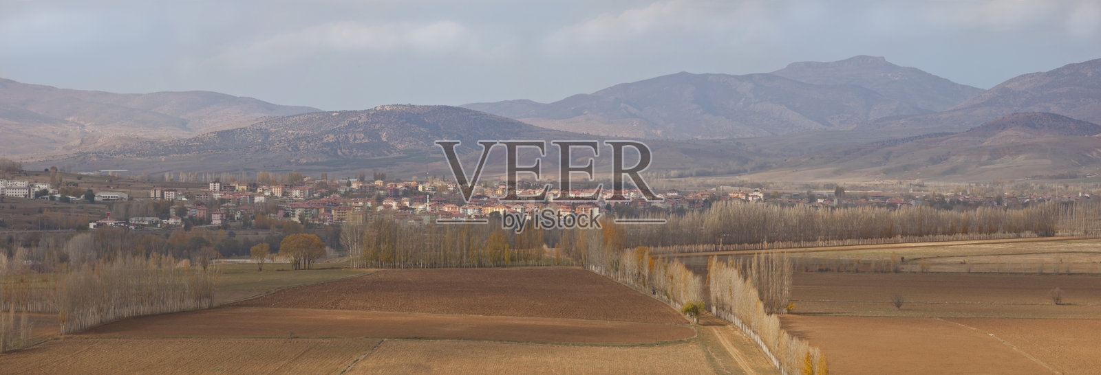 空中鸟瞰城市景观照片摄影图片