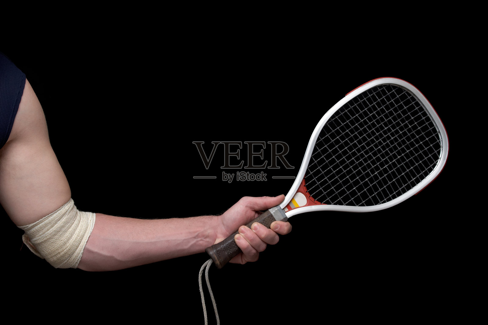 受伤的运动员照片摄影图片