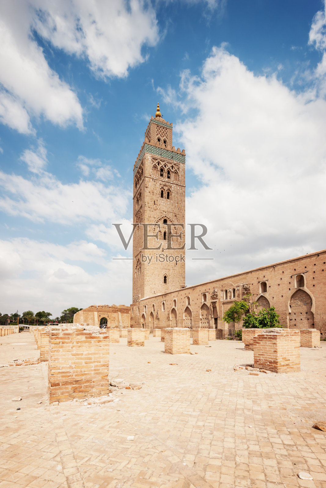 摩洛哥马拉喀什库图比亚清真寺照片摄影图片