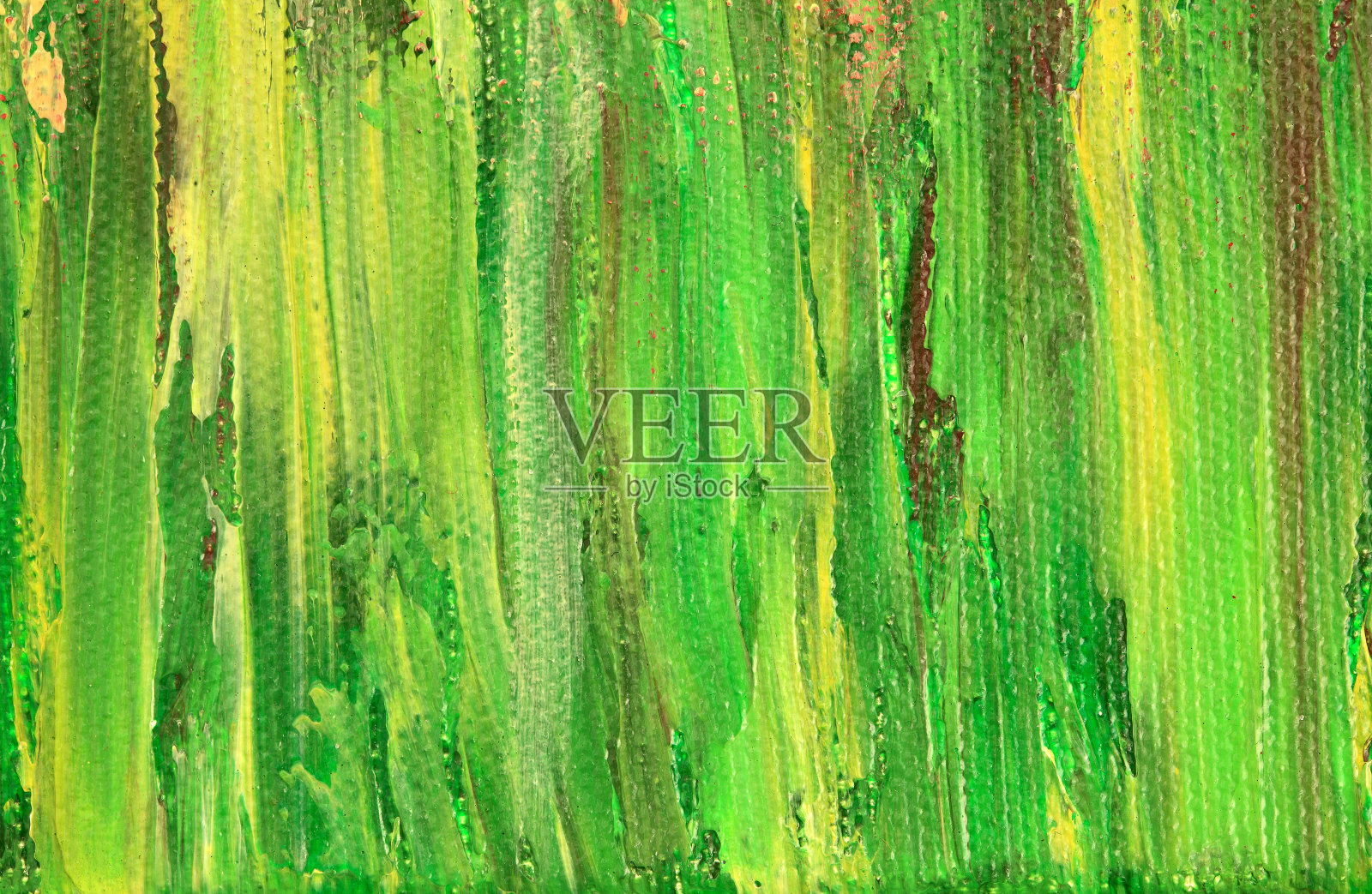 绿黄背景插画图片素材