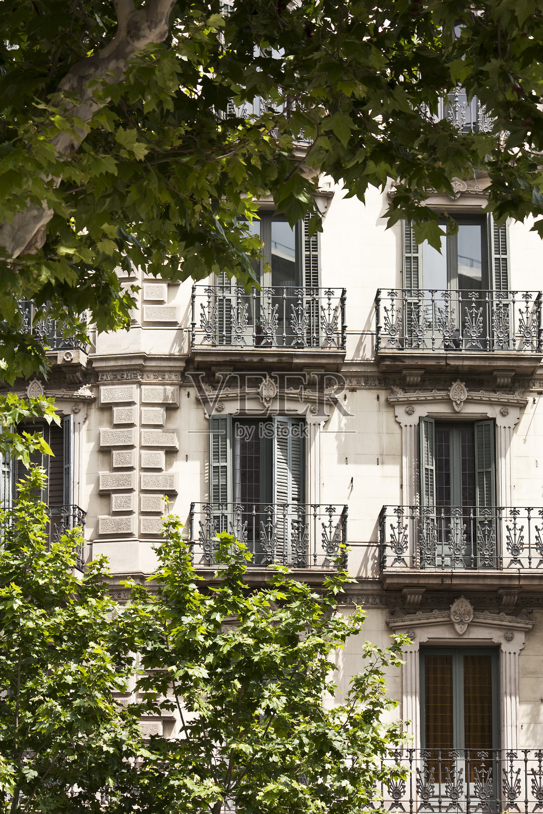 巴塞罗那建筑，旅游旅游目的地照片摄影图片