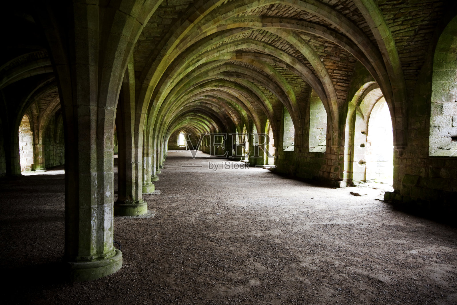 喷泉修道院Cellarium照片摄影图片