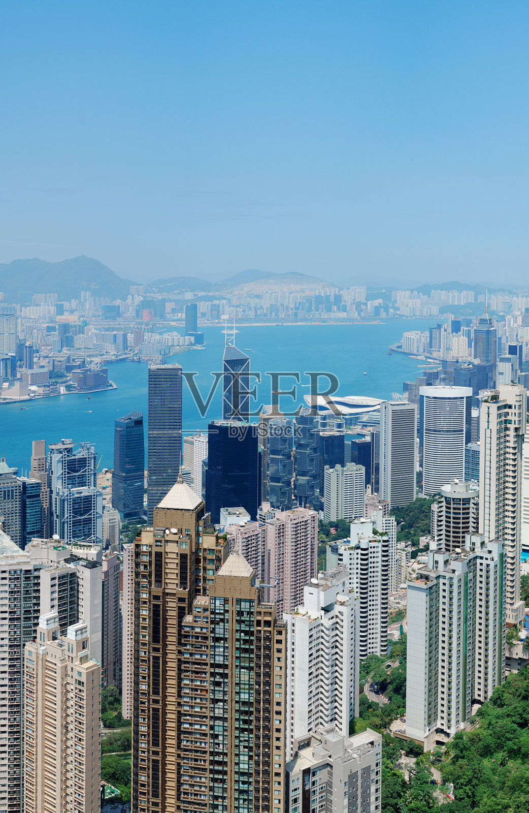 香港及维多利亚港照片摄影图片