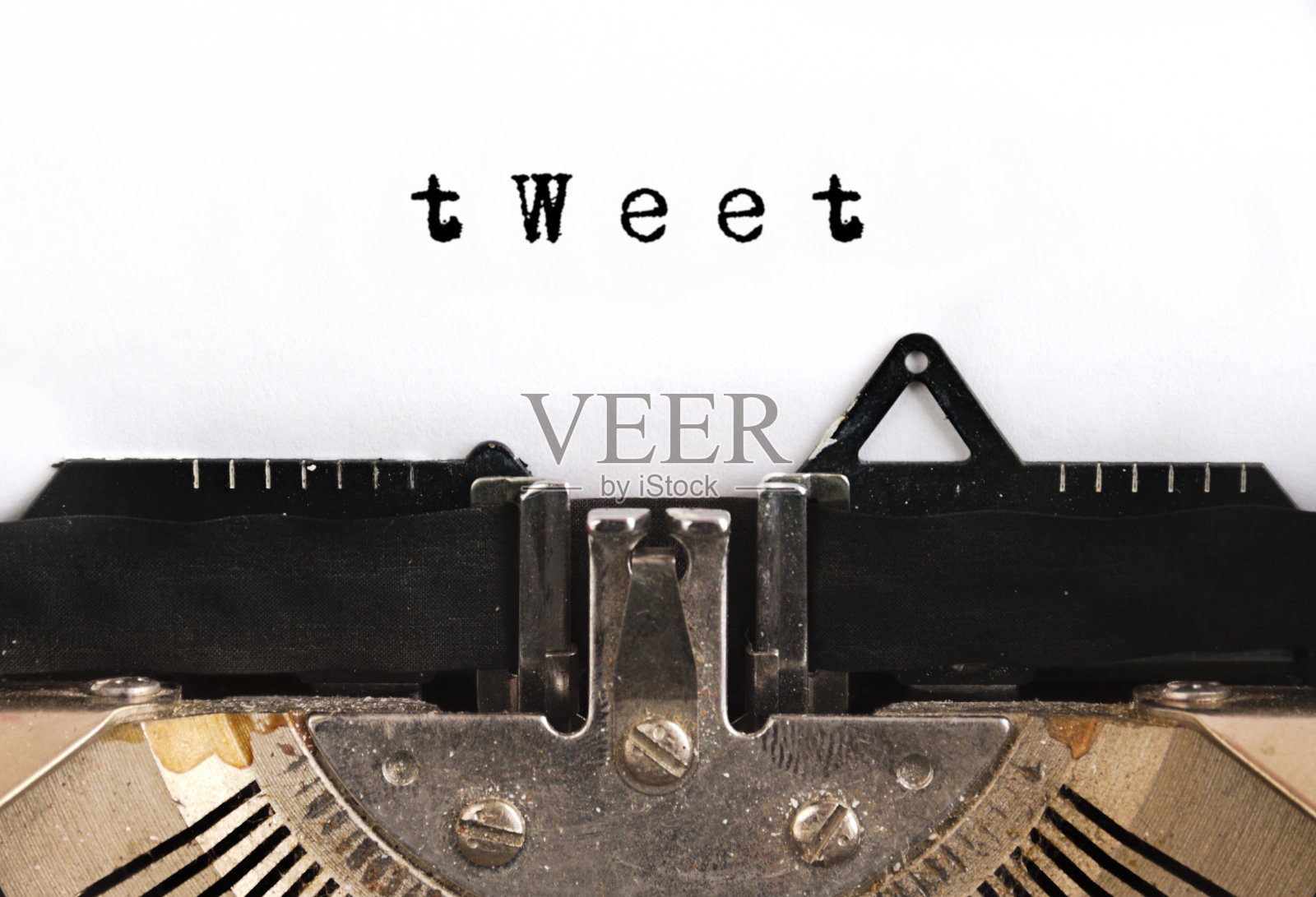 推特打字机照片摄影图片