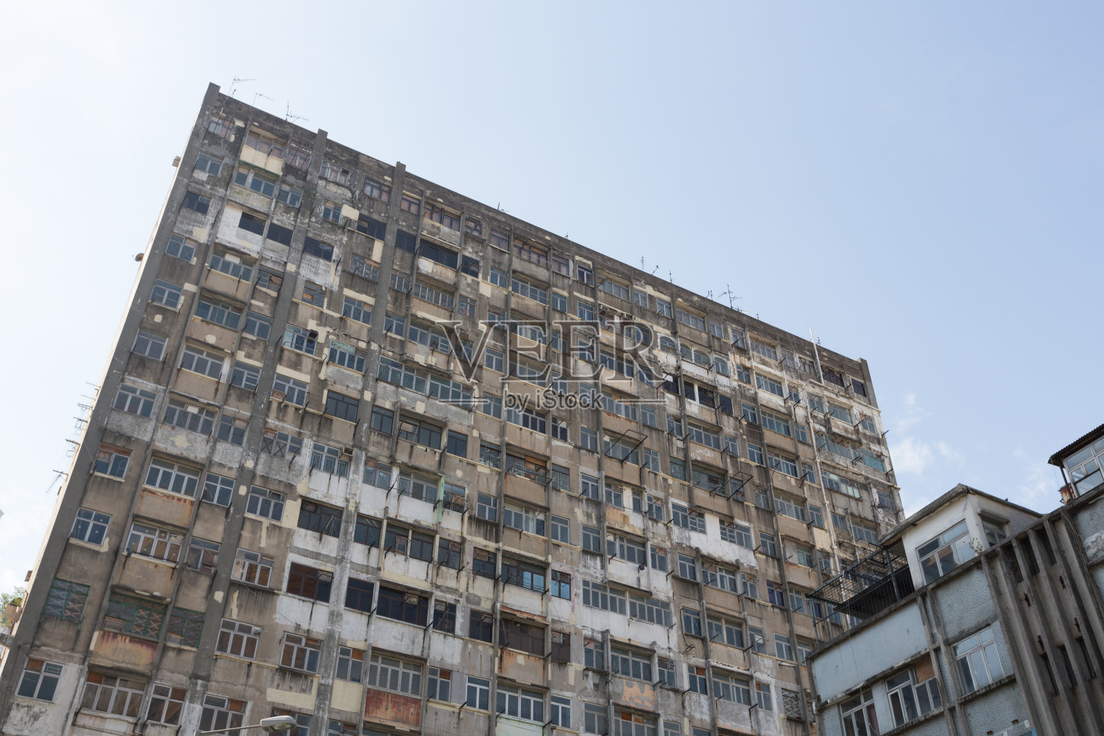 香港的旧建筑照片摄影图片