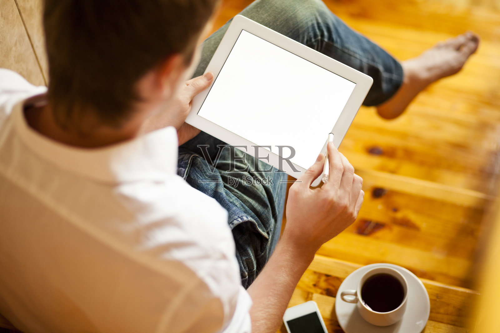 触摸式数字平板电脑照片摄影图片