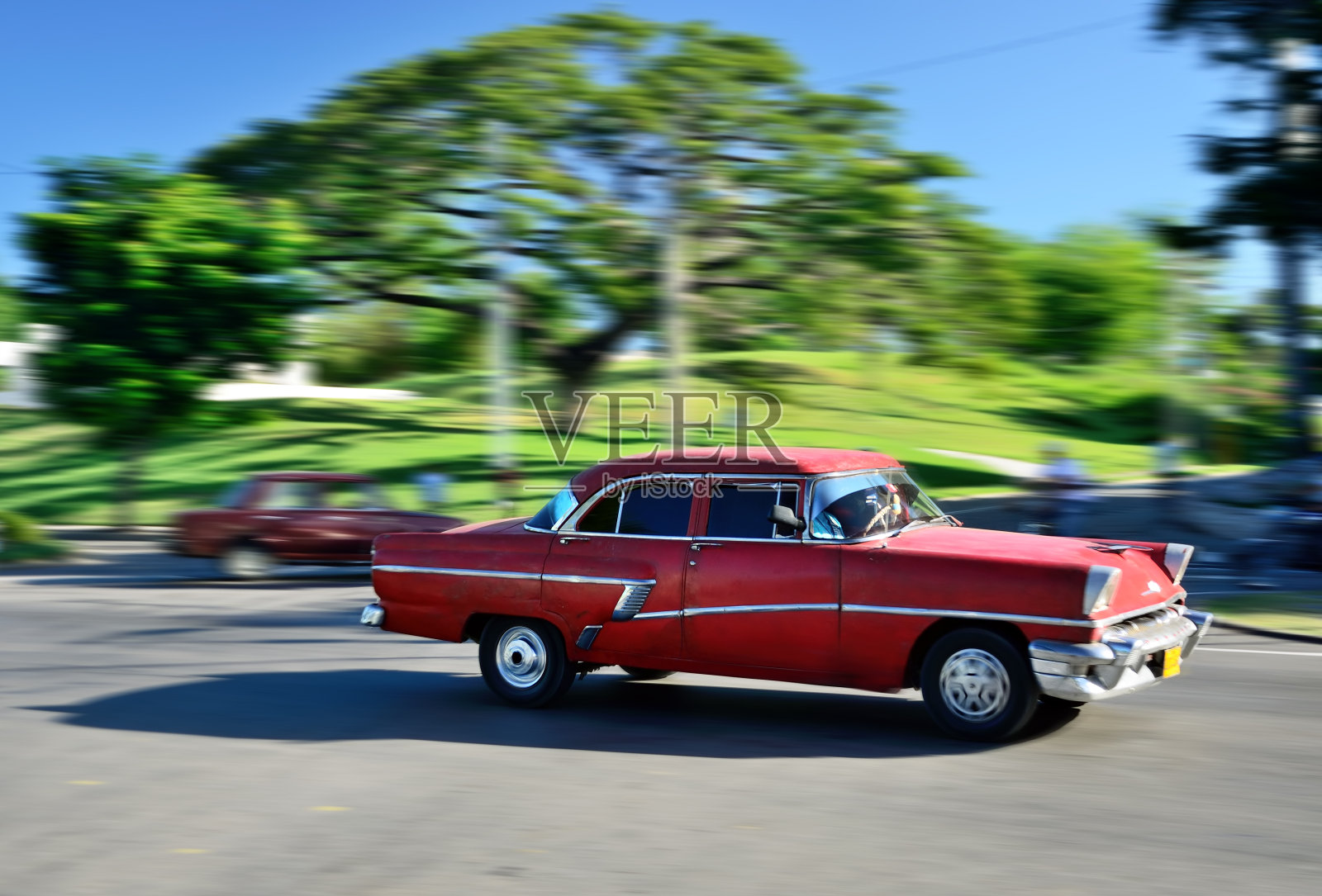 美国梦车在古巴照片摄影图片