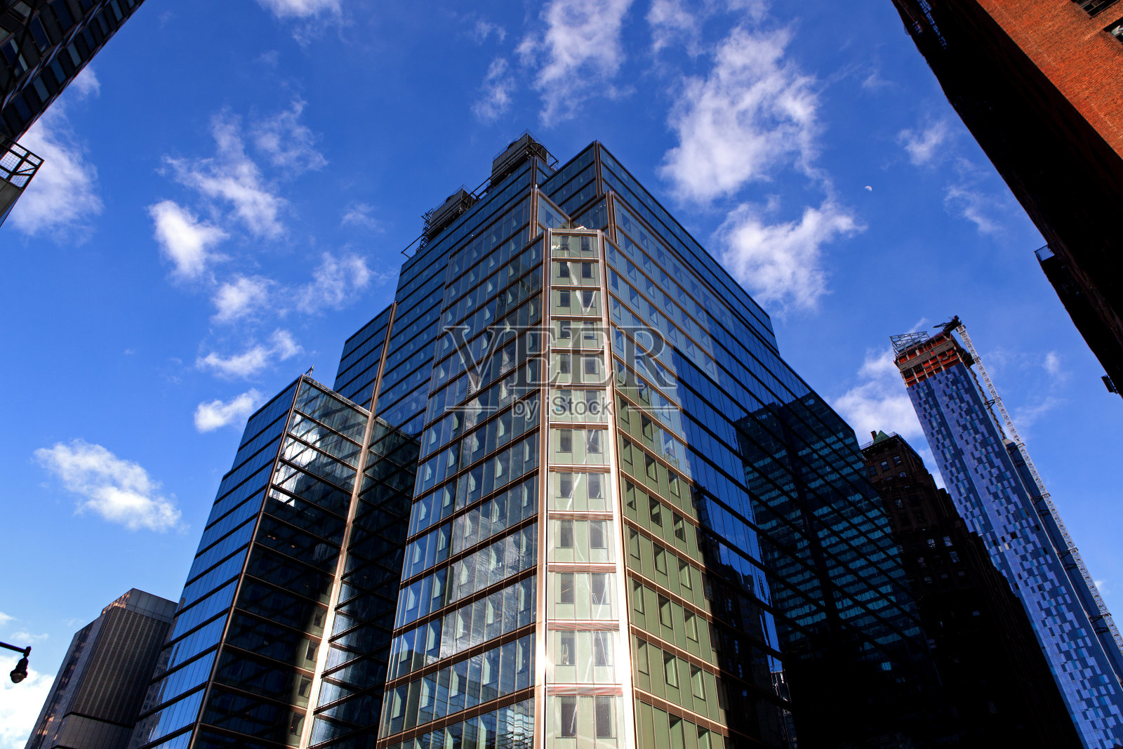 曼哈顿的城市建筑照片摄影图片