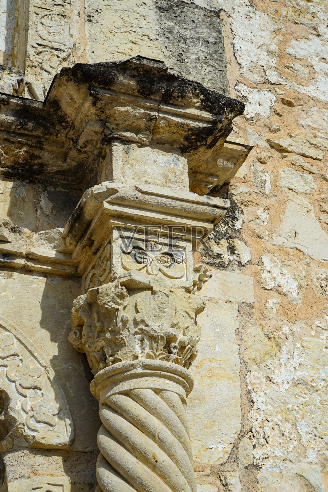 老壁柱列照片摄影图片