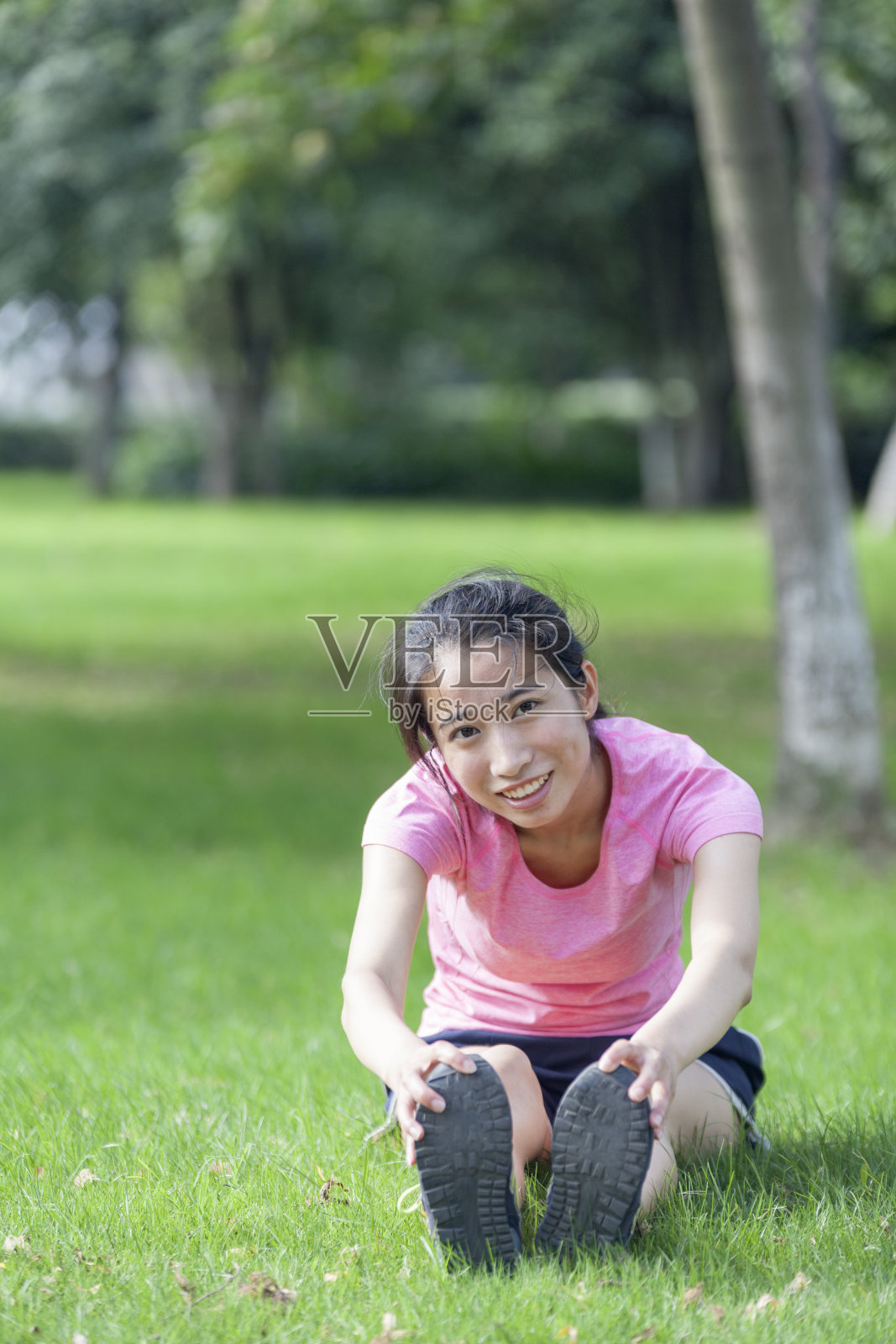 中国女孩在动照片摄影图片