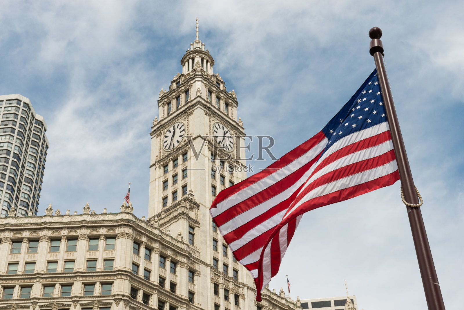 密歇根大街照片摄影图片