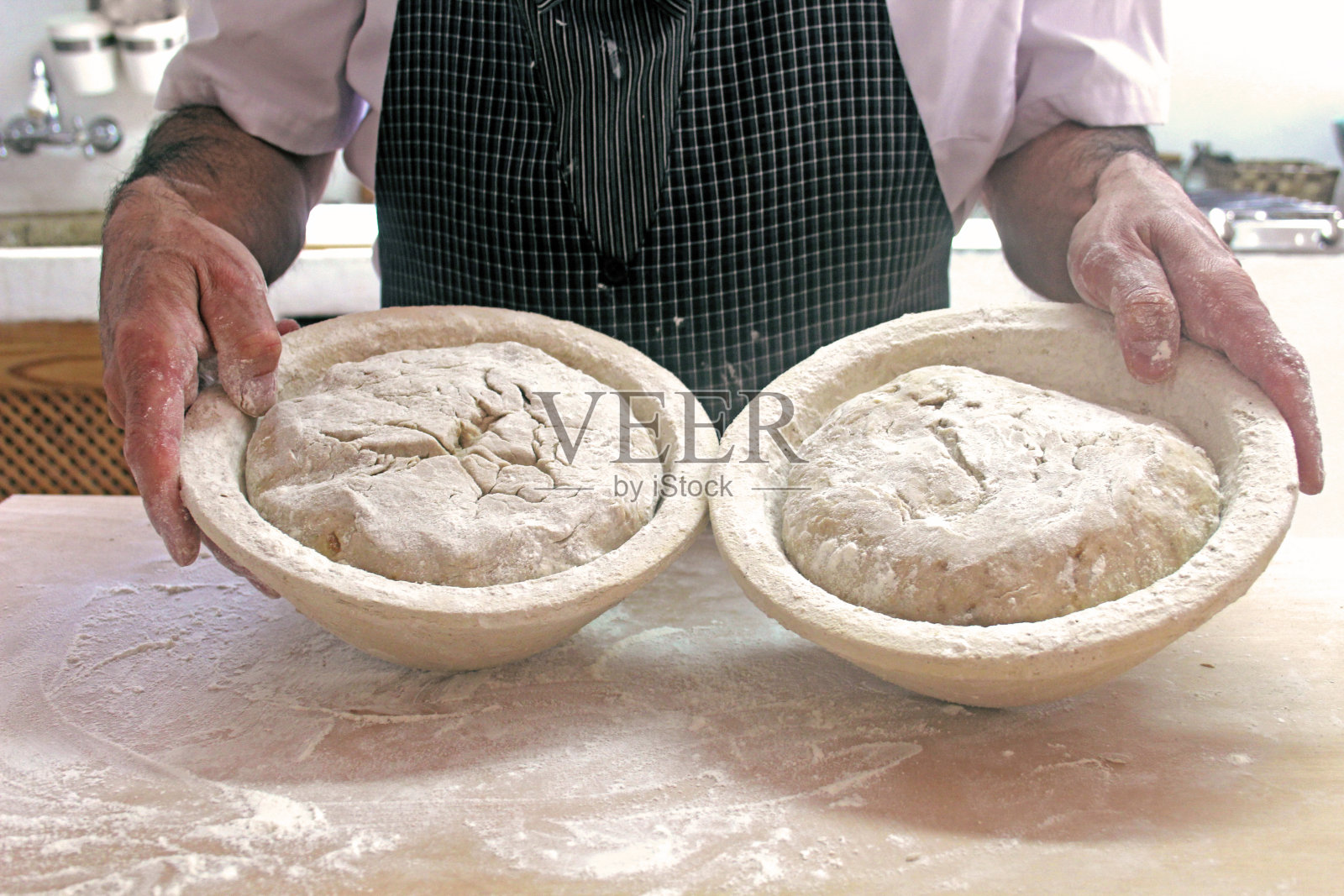 做面包照片摄影图片