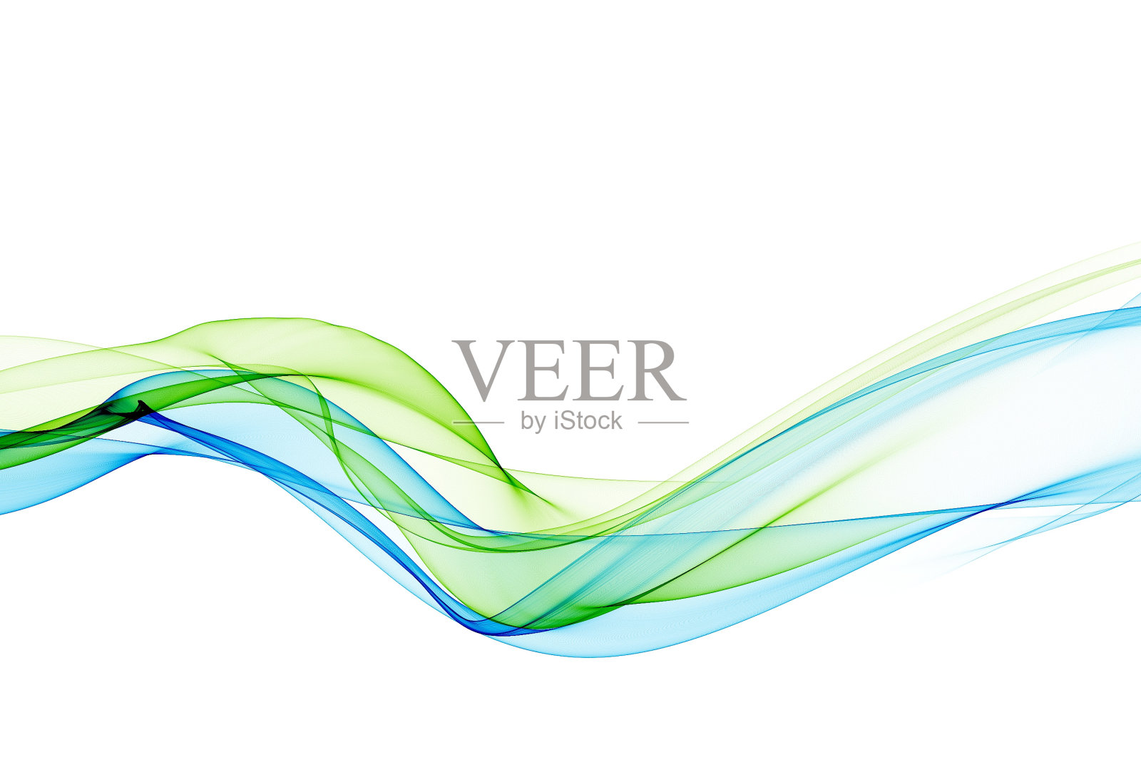 抽象的彩色线条插画图片素材